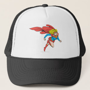Supergirl Leaps Right Trucker Hat