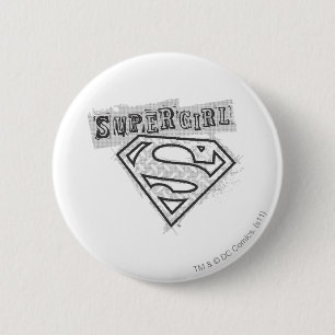 Supergirl Logo 1 6 Cm Round Badge