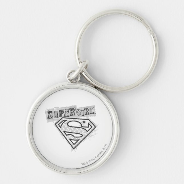 Supergirl Logo 1 Key Ring (Front)