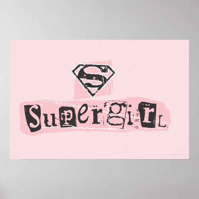 Supergirl Logo Ransom Note Poster (Front)