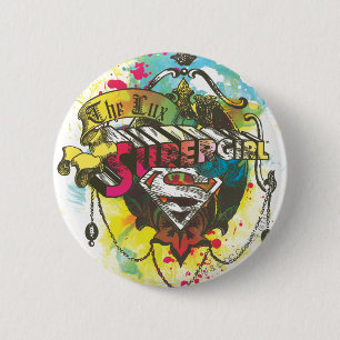 Supergirl Logo The Lux 6 Cm Round Badge
