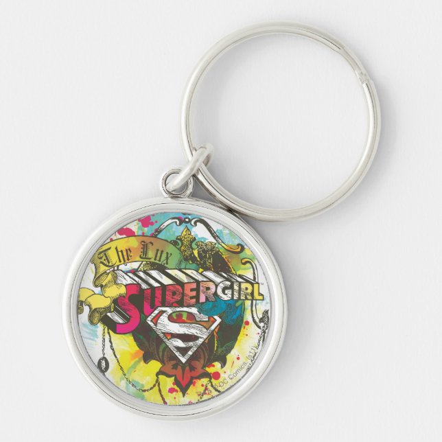 Supergirl Logo The Lux Key Ring (Front)