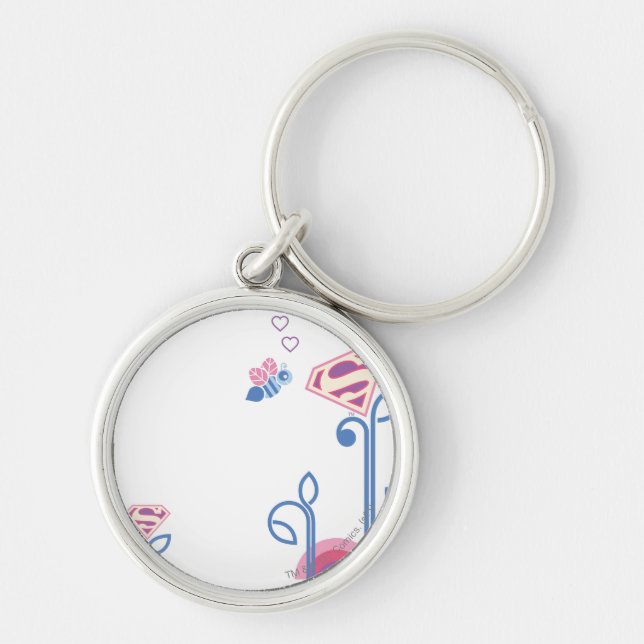 Supergirl Love Bee Key Ring (Front)