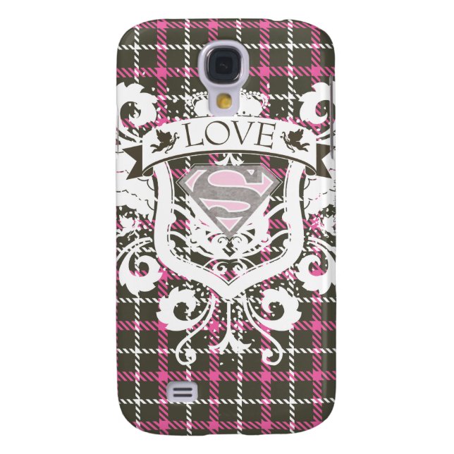 Supergirl Love Crest Case-Mate Samsung Galaxy Case (Back)