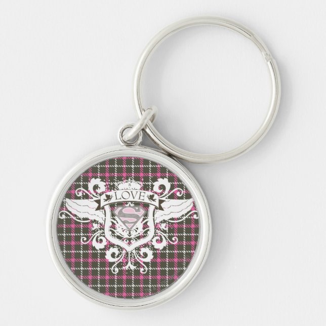 Supergirl Love Crest Key Ring (Front)