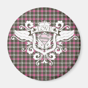 Supergirl Love Crest Magnet