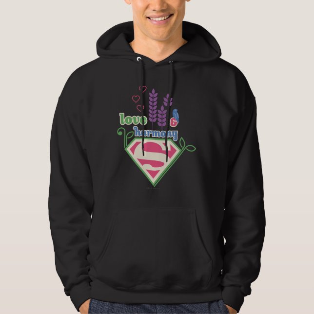 Supergirl Love & Harmony Hoodie (Front)