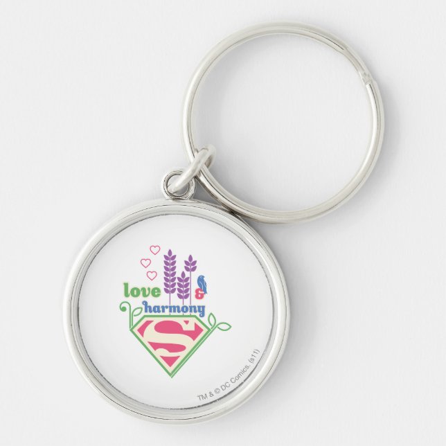 Supergirl Love & Harmony Key Ring (Front)