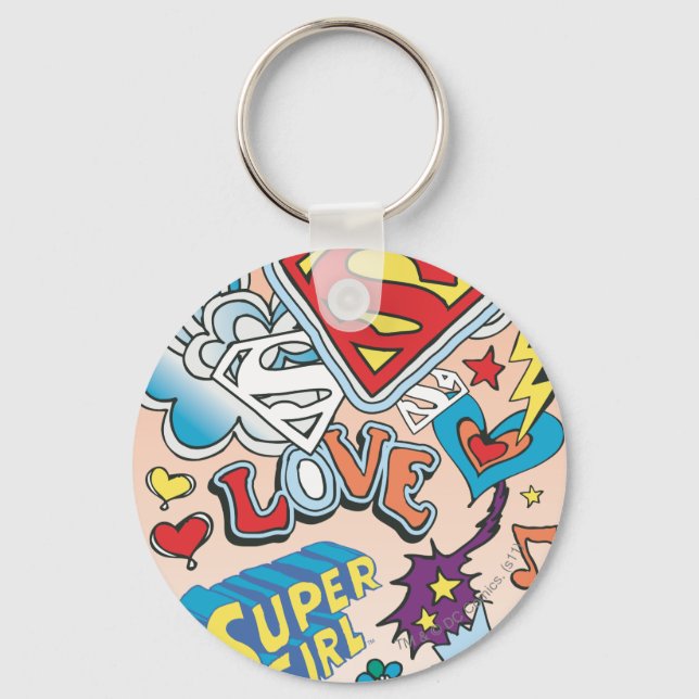 Supergirl Love Key Ring (Front)