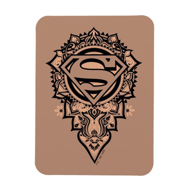 Supergirl Mandala Graphic Magnet (Vertical)