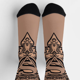 Supergirl Mandala Graphic Socks