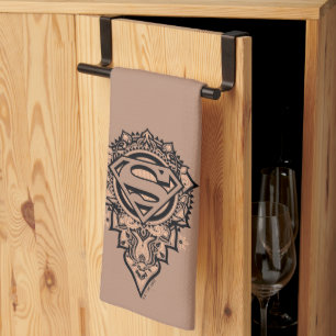 Supergirl Mandala Graphic Tea Towel