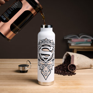 Supergirl Mandala Graphic Water Bottle