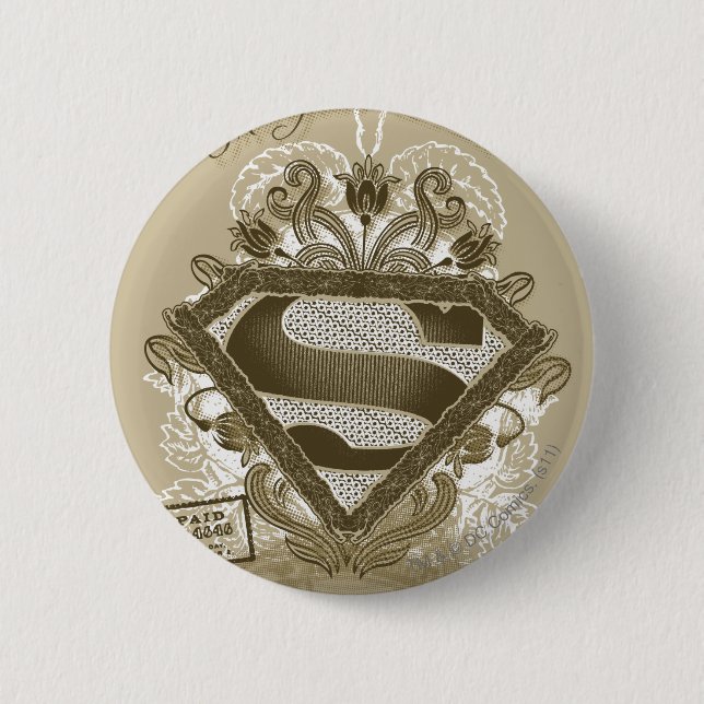 Supergirl Metropolis Ballet Brown 6 Cm Round Badge (Front)