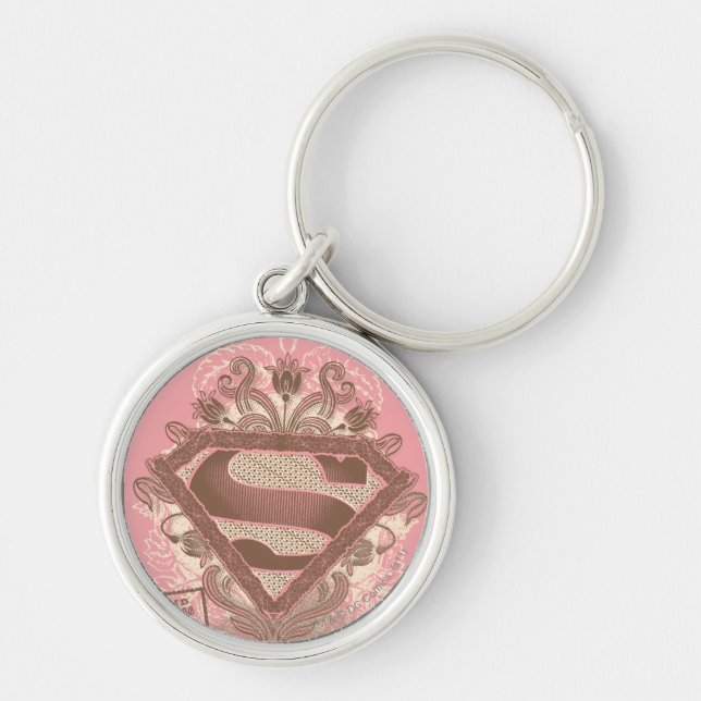 Supergirl Metropolis Ballet Pink Key Ring (Front)