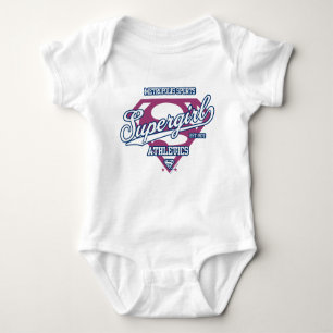 Supergirl Metropolis Sports Athletics Graphic Baby Bodysuit