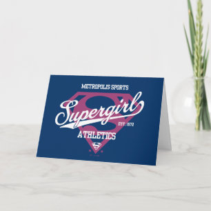 Supergirl Metropolis Sports Athletics Graphic Card