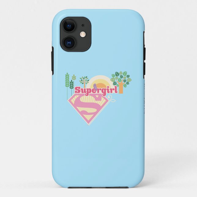 Supergirl Nature Logo Case-Mate iPhone Case (Back)