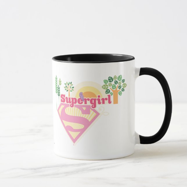 Supergirl Nature Logo Mug (Right)
