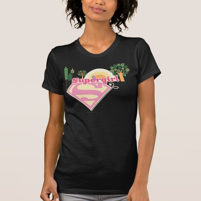 Supergirl Nature Logo T-Shirt (Front)