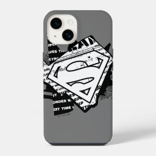 Supergirl Newsprint S-Shield iPhone 14 Case