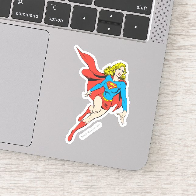 Supergirl on the Move (Detail)