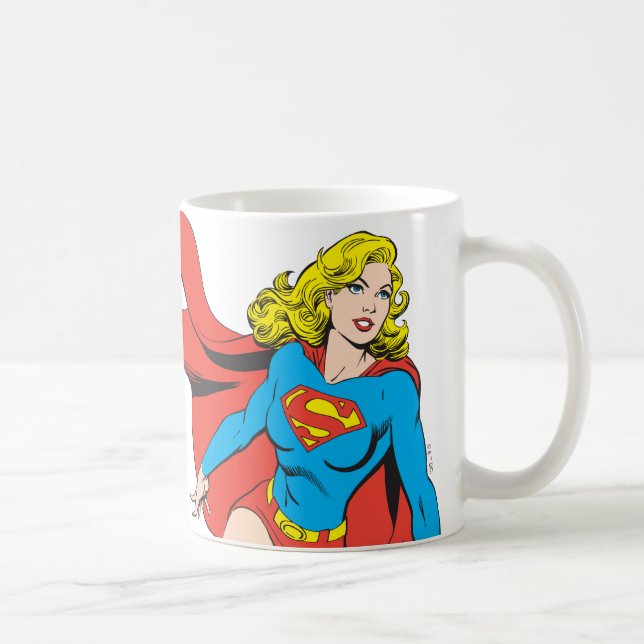 Supergirl on the Move Coffee Mug (Right)
