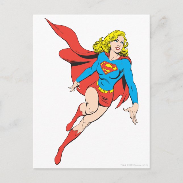 Supergirl on the Move Postcard (Front)