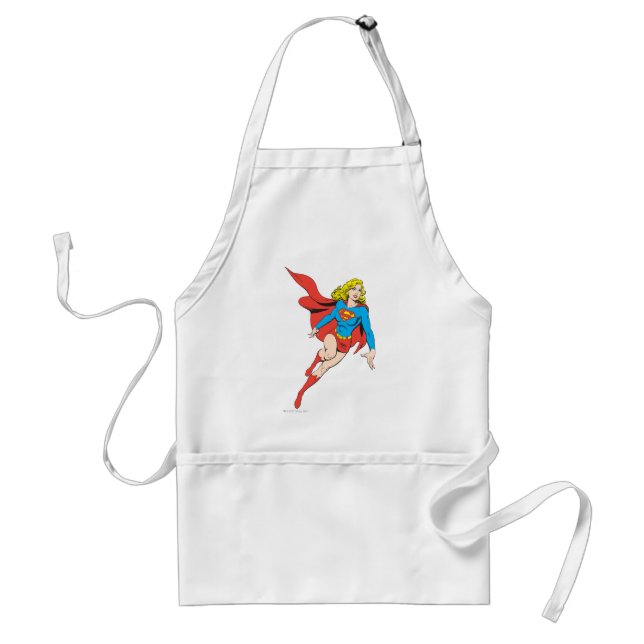 Supergirl on the Move Standard Apron (Front)