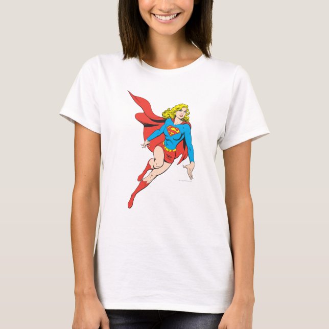 Supergirl on the Move T-Shirt (Front)