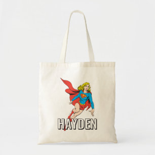 Supergirl on the Move Tote Bag