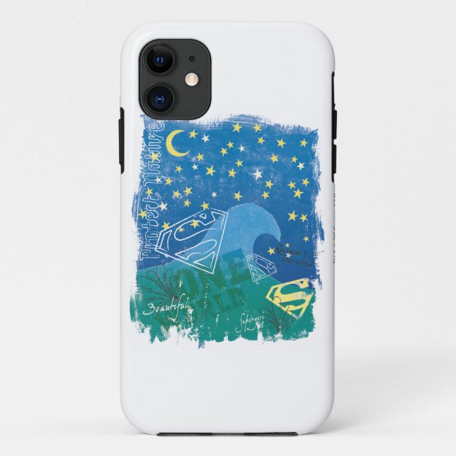 Supergirl One World Case-Mate iPhone Case (Back)