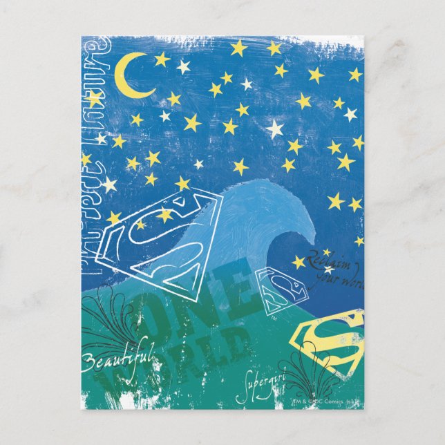 Supergirl One World Postcard (Front)