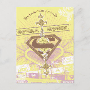 Supergirl Opera House Yellow Postcard
