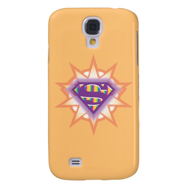 Supergirl Orange Starburst Case-Mate Samsung Galaxy Case (Back)