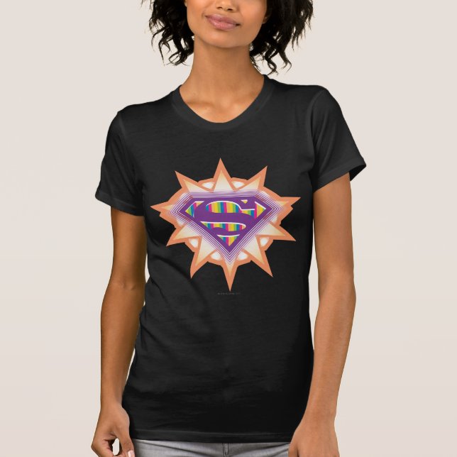 Supergirl Orange Starburst T-Shirt (Front)