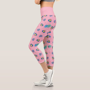 Supergirl Out of This World Retro Graphic Capri Leggings