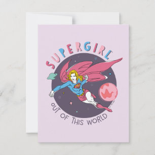 Supergirl Out of This World Retro Graphic Card