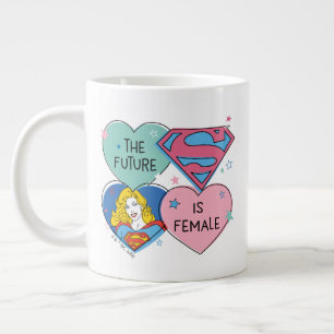 Supergirl Out of This World Retro Graphic Large Coffee Mug