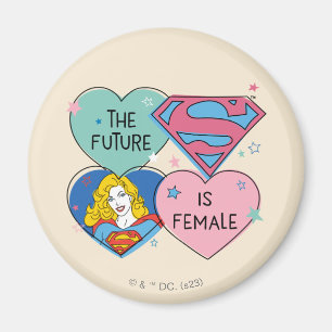 Supergirl Out of This World Retro Graphic Magnet