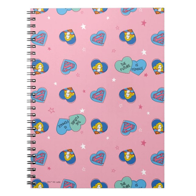 Supergirl Out of This World Retro Graphic Notebook (Front)