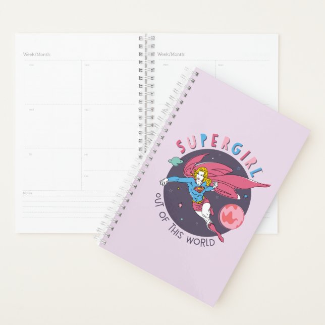 Supergirl Out of This World Retro Graphic Planner (Display)
