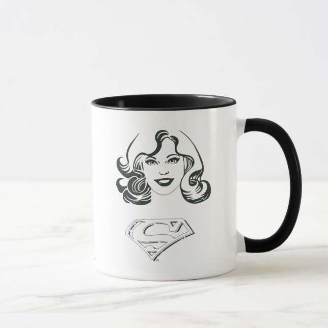 Supergirl Outline 1 Mug (Right)