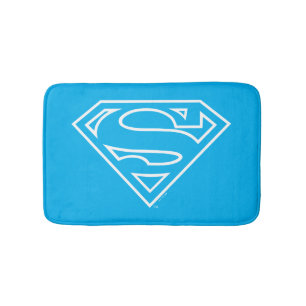 Supergirl Outline S-Shield Bath Mat