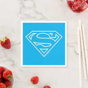 Supergirl Outline S-Shield Napkin