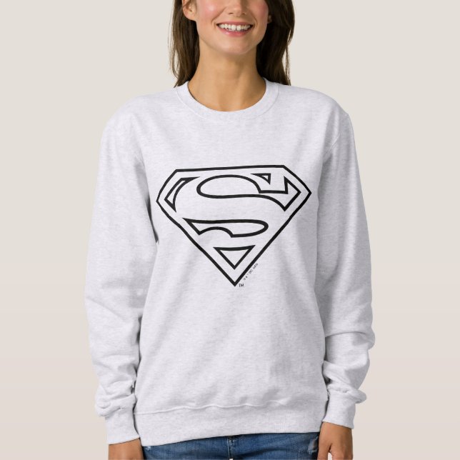Supergirl Outline S-Shield Sweatshirt (Front)