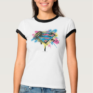 Supergirl Paint and Spills T-Shirt