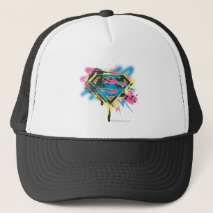 Supergirl Paint and Spills Trucker Hat
