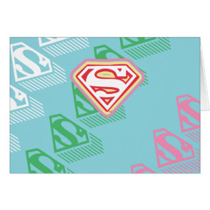 Supergirl Pastel Repeat Pattern