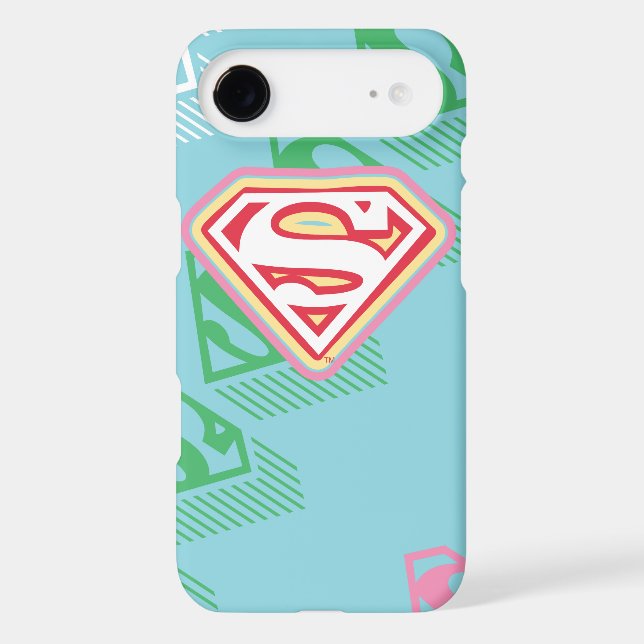 Supergirl Pastel  Repeat Pattern Case-Mate Samsung Galaxy Case (Back)